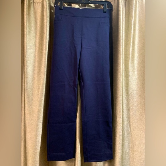 Luxe Pants - NWT Navy ankle length, XL LUXE SLIMS
